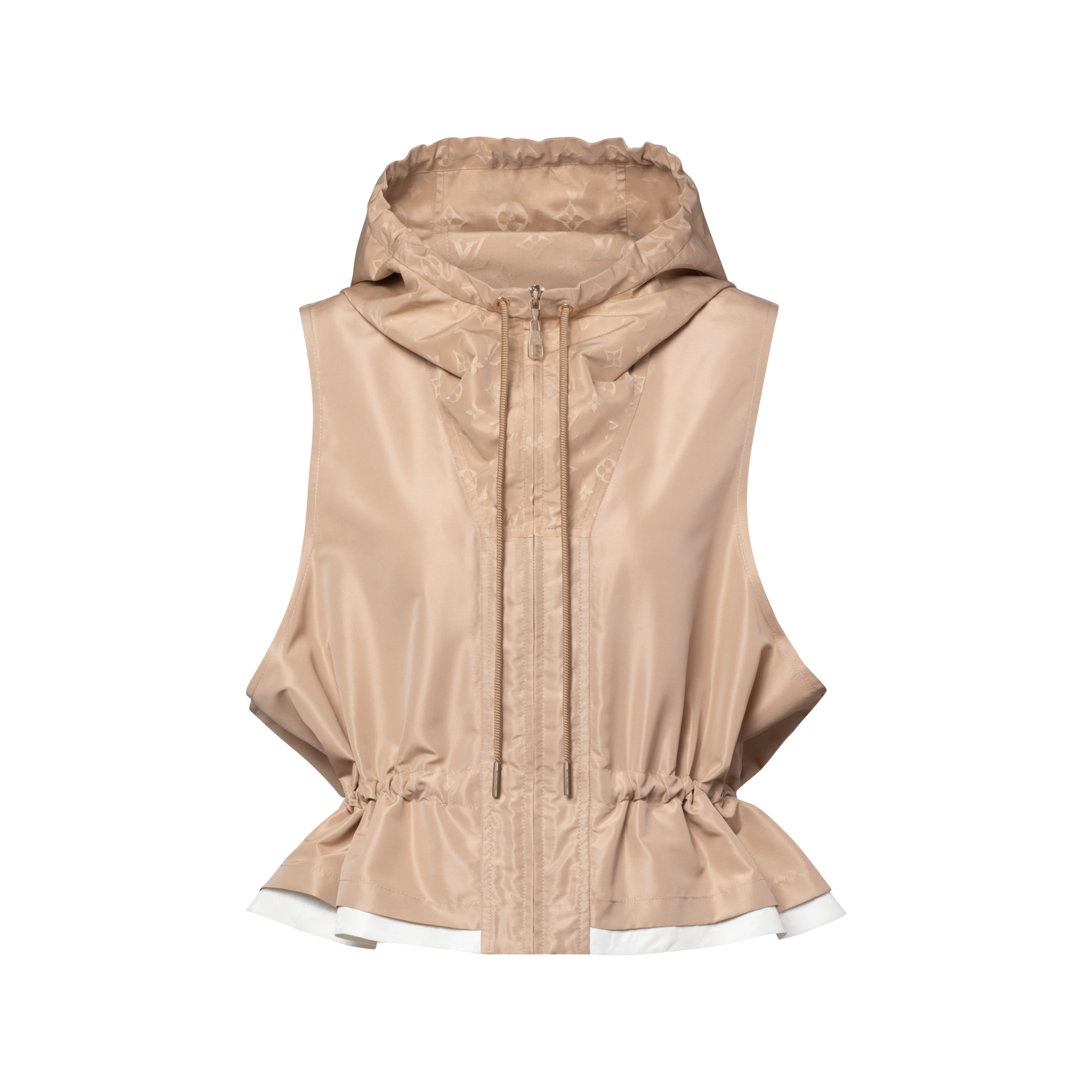 Hooded Peplum Gilet - Women - Ready-to-Wear | LOUIS VUITTON ®
